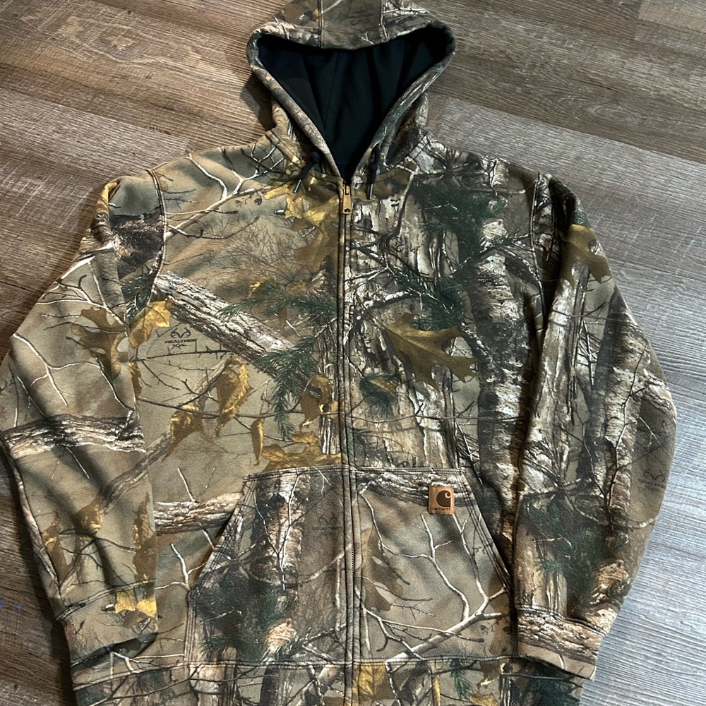 Carhartt Realtree Camo Full-Zip Hooded Jacket